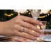 Happy Lady Ring Gelbgold 585 blauer Saphir 0.18ct Diamonds 0.15ct. TW VSI