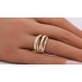 Diamant Ring Gelbgold 585 14 Karat Brillanten 0.75ct. TW VSI
