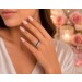 Saphir Ring Gelbgold 585 14K blaue Edelsteine Brillanten 0.25ct.  