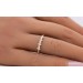 Memoire Alliance Brillant Ring Gelbgold 585 14K Diamanten 0.13ct.