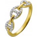 Kettenring Gelbgold 585 14 Karat Brillanten 0.28ct. TW VSI