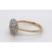 Diamantring Gelbgold Weißgold 585 14K Brillanten 0.17ct 