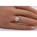 Diamantring Gelbgold Weißgold 585 14K Brillanten 0.17ct 