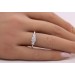 Brillantring Gelbgold Weißgold 585 14K Brillanten 0.37ct TW VSI