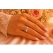 Brillantring Gelbgold Weißgold 585 14K Diamanten 0.16ct TW VSI 