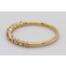  Memoire Alliance Brillant Ring Gelbgold 585 14K Diamanten 0.13ct 