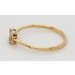 Diamant Ring Gelbgold Weißgold 585 14K Brillanten 0.10ct  
