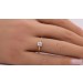 Diamant Ring Gelbgold Weißgold 585 14K Brillanten 0.10ct  