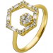 Happy Lady Brillant Ring Gelbgold 585 14K Diamanten 0.30ct 