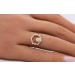 Happy Lady Brillant Ring Gelbgold 585 14K Diamanten 0.30ct 