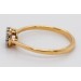 Diamantring Gelbgold Weißgold 585 14K Brillanten 0.31ct 