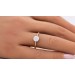 Diamantring Gelbgold Weißgold 585 14K Brillanten 0.31ct 