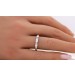 Memoire Alliance Ring Weißgold 585 14K Diamanten 0.21ct 