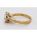 Verlobungsring 3ct F VSI Gelbgold 585 14K Lab Grown Diamant IGI Zertifikat