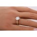 Verlobungsring 3ct F VSI Gelbgold 585 14K Lab Grown Diamant IGI Zertifikat
