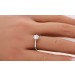Solitärring 0.75ct F VSI Weißgold 585 14K Lab Grown Diamant