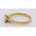 Solitärring 0.75ct F VSI Gelbgold 585 14K Lab Grown Diamant 
