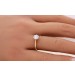 Solitärring 0.75ct F VSI Gelbgold 585 14K Lab Grown Diamant 