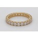 Memoire Ring Gelbgold 333 8 Karat weiße Zirkonia Steine 