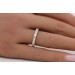 Memoire Ring Gelbgold 333 8 Karat weiße Zirkonia Steine 