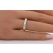 Memoire Ring Gelbgold 333 8 Karat weiße Zirkonia Steine 