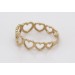 Herz Damenring Gelbgold 333 8 Karat  