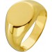 Siegelring Gelbgold 585 14 Karat gravierbar Unisex