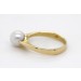 Perlen Ring Gelbgold 333 8 Karat Süßwasserperle 7.3mm 