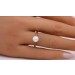 Perlen Ring Gelbgold 333 8 Karat Süßwasserperle 7.3mm 