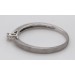 Platin 950 Solitärring Brillant W SI