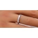 Platin 950 Solitärring Brillant W SI