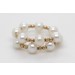 Flexibler Perlenring Gelbgold 585 16-18mm 