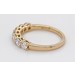  Lab Grown Diamanten 1.0ct Memoire Alliance Ring 14k Gelbgold 585  F VS
