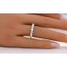  Lab Grown Diamanten 1.0ct Memoire Alliance Ring 14k Gelbgold 585  F VS