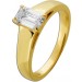 Labor Diamant Gelbgold 585 14 Karat Lab Grown Brillant Solitaer 1.0ct F VS