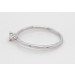 Verlobungsring Platin 950 Solitär Brillant 0.10ct TW SI