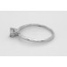Verlobungsring Platin 950 Solitär Brillant 0.20ct TW SI