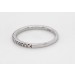 Memoire Alliance Ring Platin 950 Diamanten 0.25ct TW SI