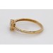 Damenring Gelbgold 333 8 Karat weiße Zirkonia Brillantlook