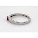 Diamantring Platin 950 pinker Brillant 0.25ct Verlobungsring