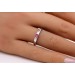Diamantring Platin 950 pinker Brillant 0.25ct Verlobungsring