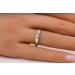 Solitärring Platin 950 gelber Diamant 0.25ct Verlobungsring