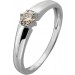 Brillantring Platin 950 Champagner Diamant 0.25ct Verlobungsring 