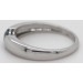 Solitärring Platin 950 blauer Diamant 0.50ct Spannring