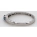 Diamantring Platin 950 blauer Diamant 0.25ct Verlobungsring