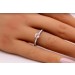 Morganit Ring Platin 950 rosa Edelstein Diamanten 0.07ct 