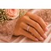 Morganit Ring Platin 950 rosa Edelstein Diamanten 0.05ct 