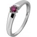 Brillant Solitärring Platin 950 Pinkr Diamant 0.25ct Verlobungsring