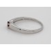 Brillant Solitärring Platin 950 Pinkr Diamant 0.25ct Verlobungsring