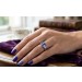 Tansanit Ring Platin 950 violett blaue Edelsteine 1.5ct 